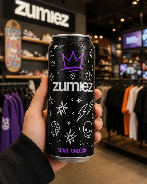 Retail ambience for Shabot Labs branded cans