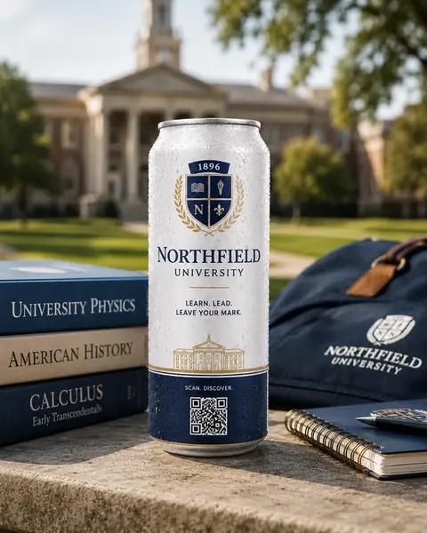 Universities ambience for Shabot Labs branded cans